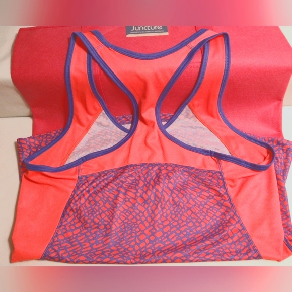 HIND SPORTS BRA/SHORTS/TANK TOP PURPLE & PINK ACTIVEWEAR SET L USA NWT & NWOT